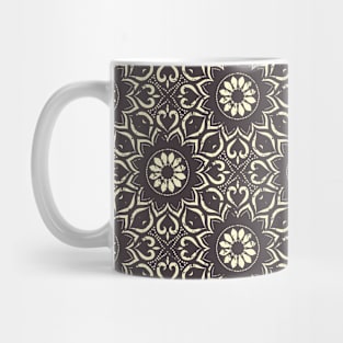 Brown Geometric Mug